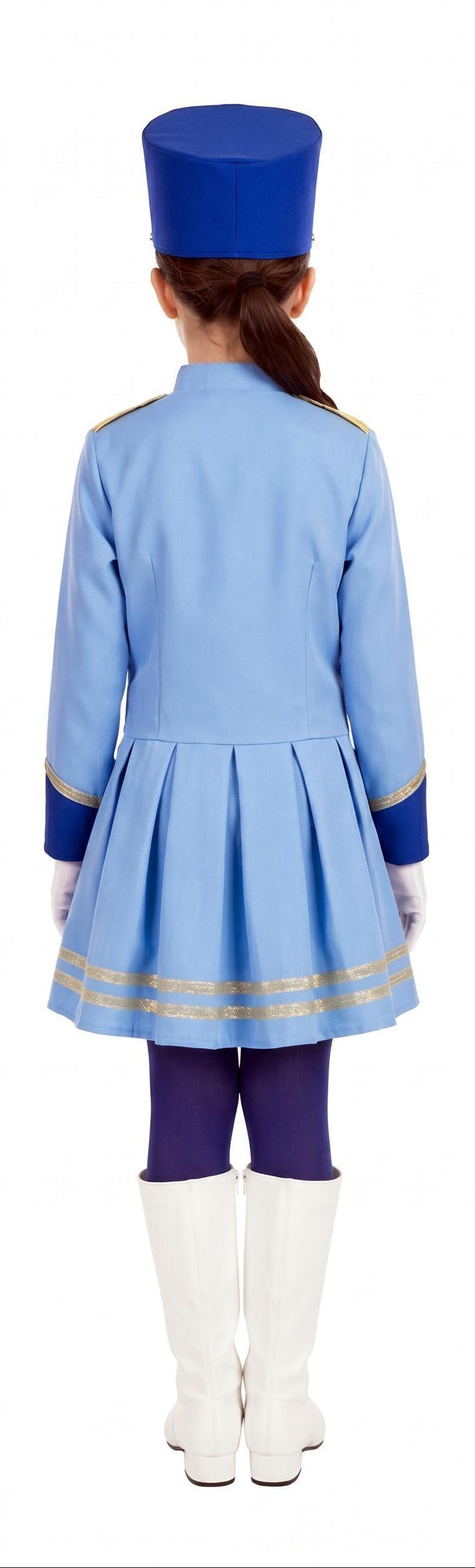 Disfraz Majorette Azul para Niña