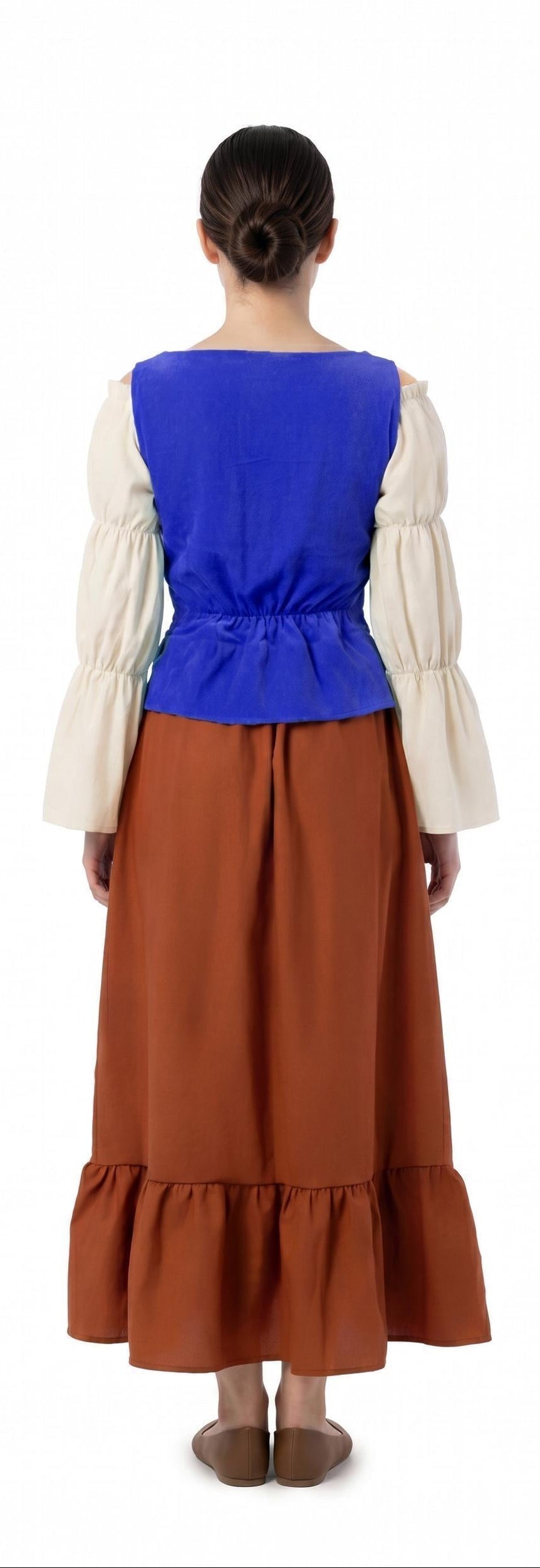 Disfraz Mesonera Medieval con Delantal para Mujer