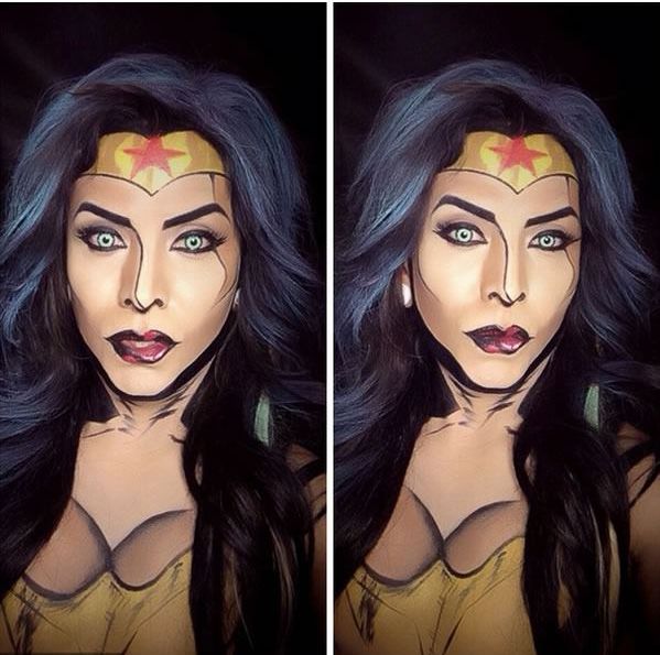 Maquillaje Wonder Woman